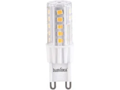 Luminea LED G9 Stiftsockel:6er-Set LED-Stiftsockellampe G9 4,5W (ersetzt 30W) 480lm Warmweiß 360°
