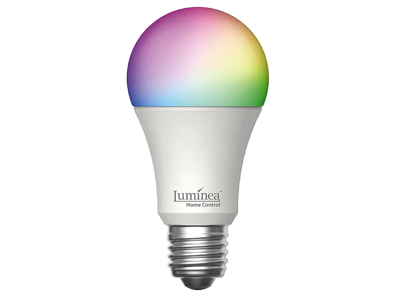 Luminea Home Control WLAN-LED-Lampen Alexa:2er-Set WLAN-LED-Lampe, E27, RGB-CCT, 14W (ersetzt 150W), 1.520lm, App – Bild 6