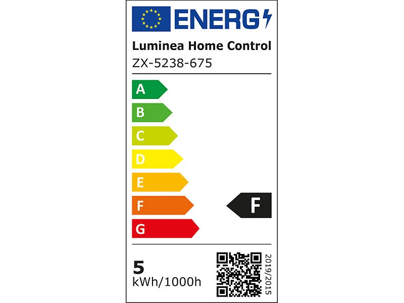 Luminea Home Control Lampen:LED-Kerze E14, RGB-CCT, 5 W (ersetzt 40 W), 470 Lm, ZigBee-kompatibel – Bild 4