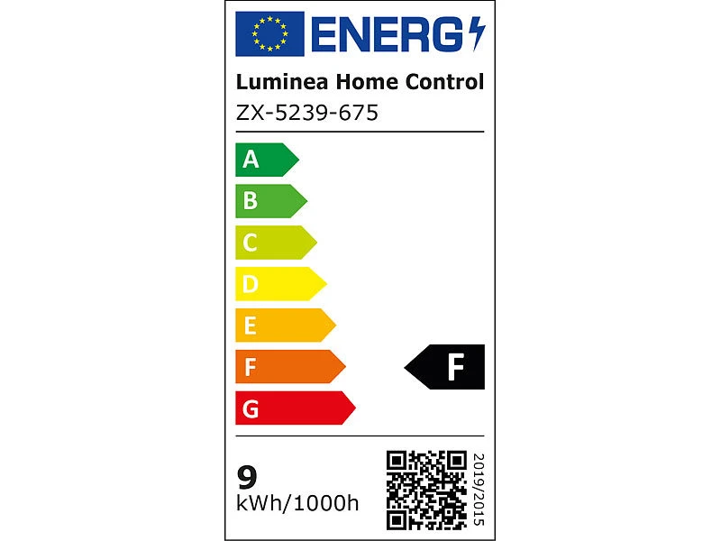 Luminea Home Control Lampen E27 Fassung:4er-Set LED-Lampen E27, RGB-CCT, 9W, 806 Lumen, ZigBee-kompatibel – Bild 4