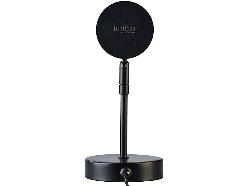 Luminea Home Control Sonnenuntergang Leuchte:Smart RGB-Sonnenuntergangs-LED-Projektionslicht, 15 W, 180°, WLAN, App – Bild 12